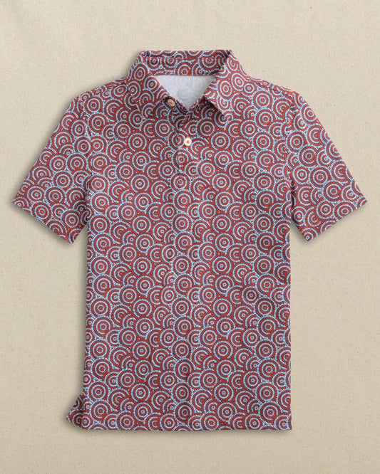 Boys Driver Firecracker Printed Performance Polo | Southern Tide Featured