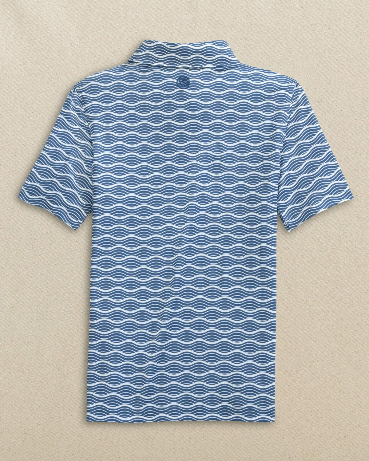 Boys Driver Waves Printed Performance Polo | Southern Tide Deals