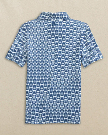 Boys Driver Waves Printed Performance Polo | Southern Tide Deals