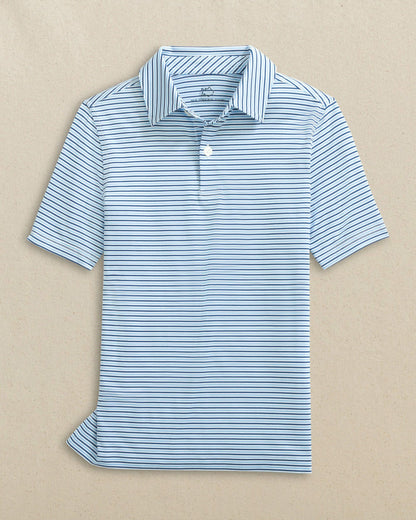 Boys Driver Micro-Stripe Performance Polo | Southern Tide Trending