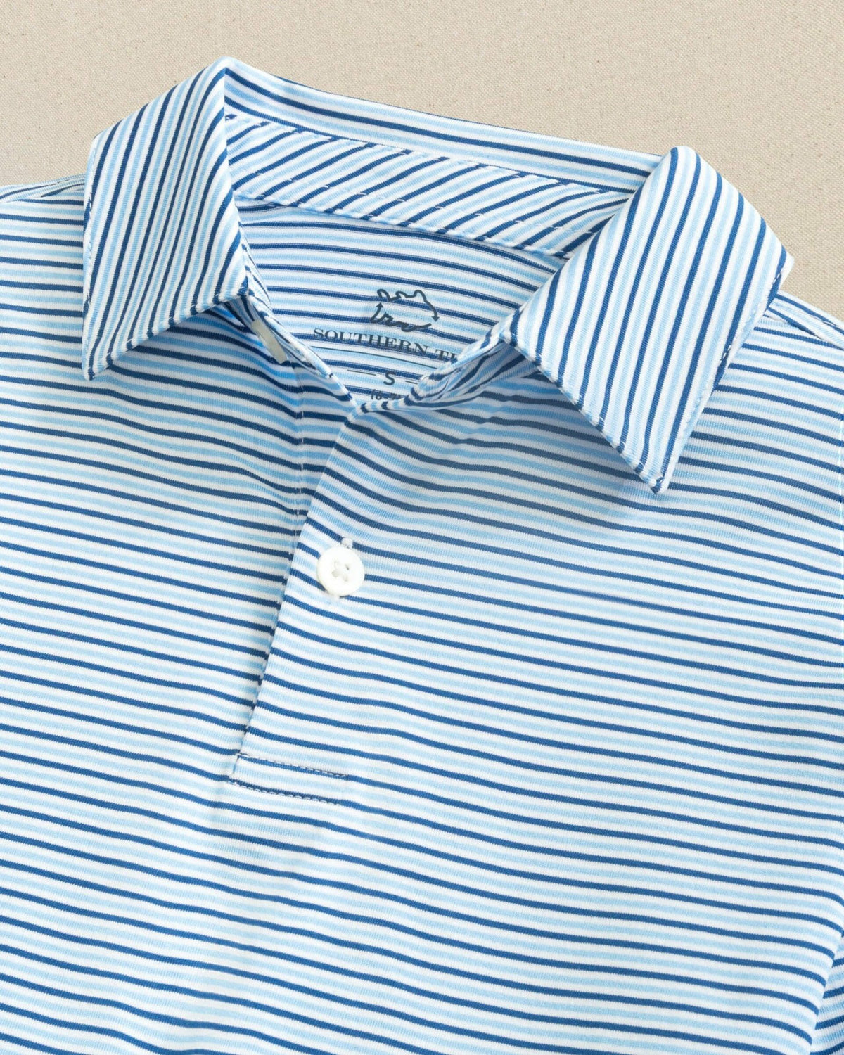 Boys Driver Micro-Stripe Performance Polo | Southern Tide Trending