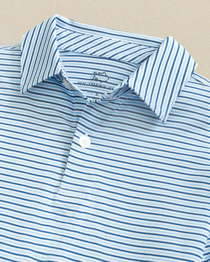 Boys Driver Micro-Stripe Performance Polo | Southern Tide Trending
