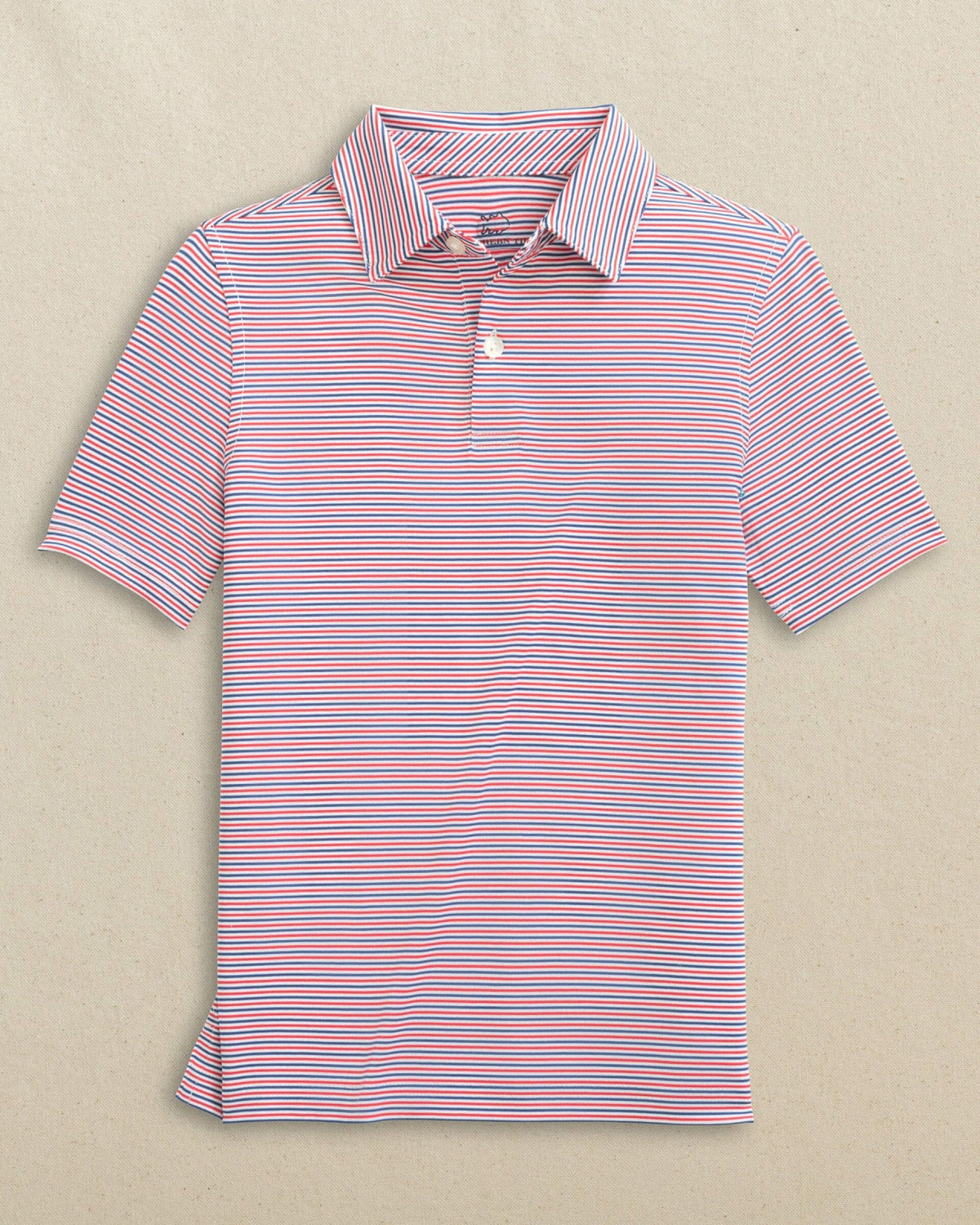 Boys Driver Micro-Stripe Performance Polo | Southern Tide Trending