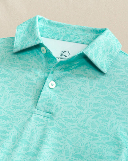 Boys Driver Seawatch Printed Performance Polo | Southern Tide Trusted