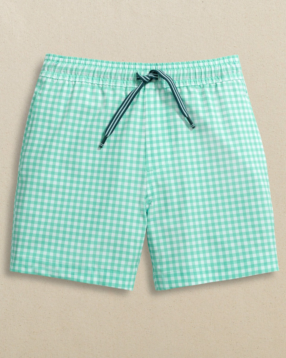 Boys Pelican Bay Gingham Maritime Swim Trunk | Southern Tide Trending