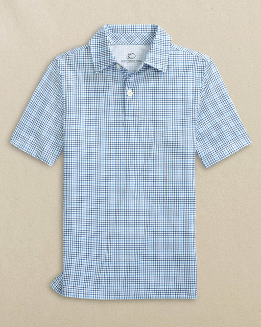 Boys Driver Plaid Performance Polo | Southern Tide Deals