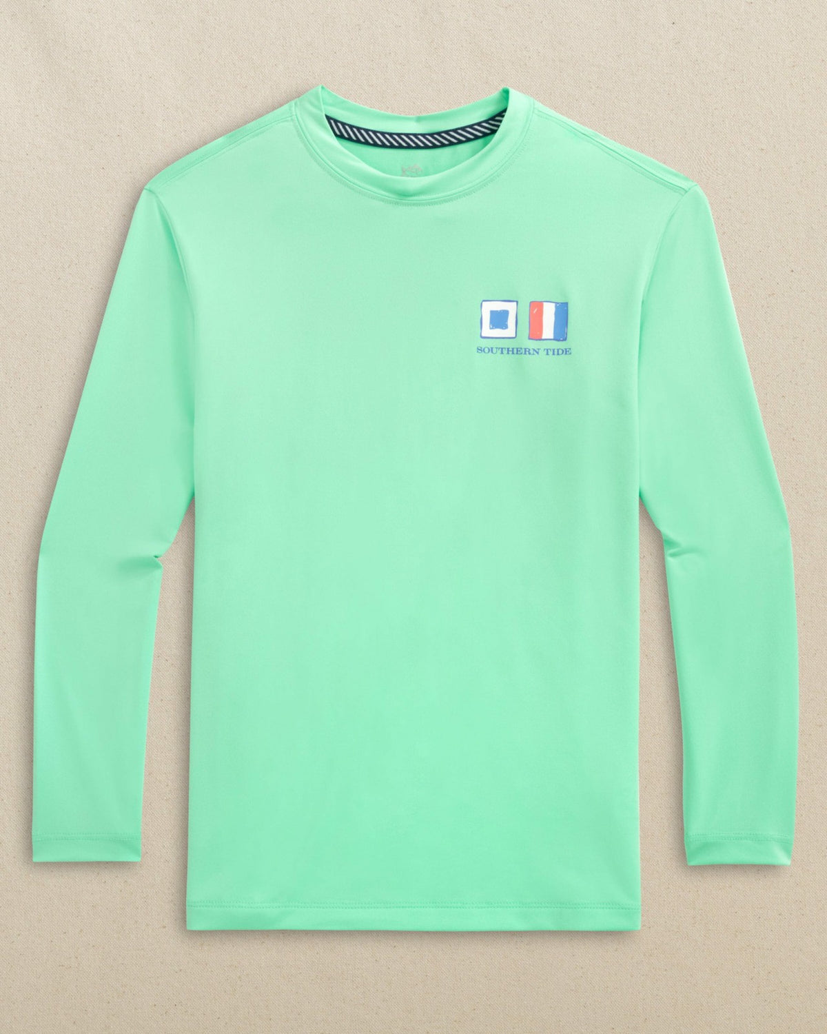 Kids Nautical Flags Long Sleeve Performance T-Shirt | Southern Tide Hot Sale