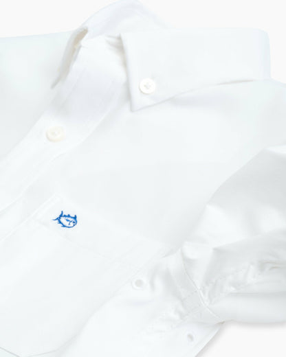 Boy's Intercoastal Solid Button Down Shirt | Southern Tide Smart Buy