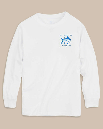 Kids' Graphic Tees - Long Sleeve Logo T-Shirt | Southern Tide Premium