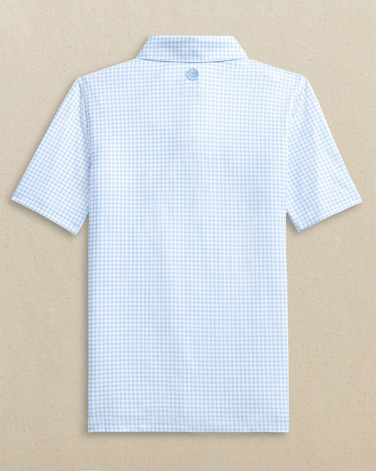 Boys Driver Gingham Printed Performance Polo | Southern Tide Special Offer