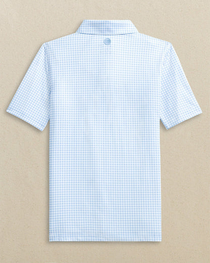 Boys Driver Gingham Printed Performance Polo | Southern Tide Special Offer