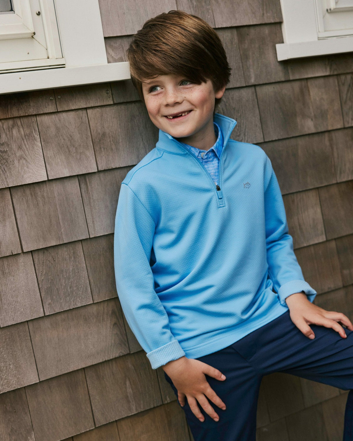 Boys Schooner Quarter Zip | Southern Tide Value