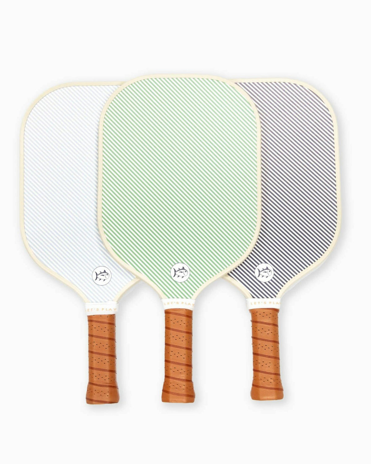 Recess Gingham and Striped Pickleball Paddle | Southern Tide Classic