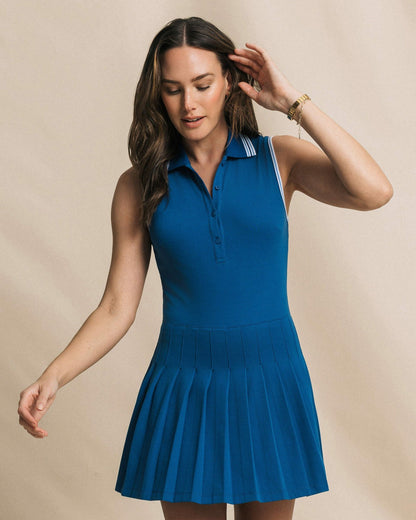 Ella Sleeveless Pleated Tennis Dress | Southern Tide Sale