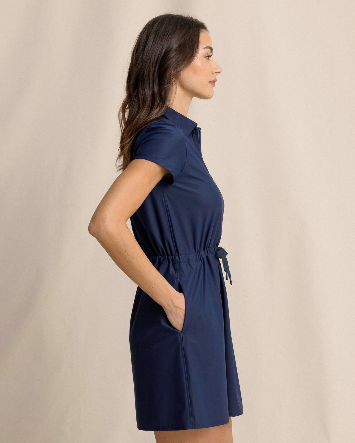 Bailee Short Sleeve Performance Dress | Southern Tide Exclusive