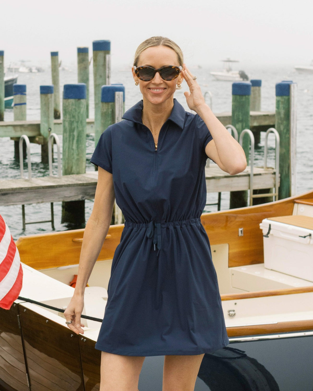 Bailee Short Sleeve Performance Dress | Southern Tide Exclusive