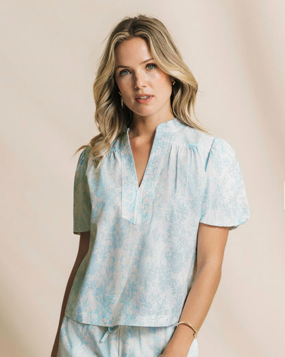 Cassia Bubble Sleeve Top | Southern Tide Value