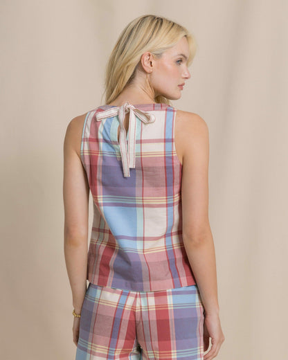 Carissa Madras Tank | Southern Tide Special Offer