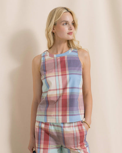 Carissa Madras Tank | Southern Tide Special Offer