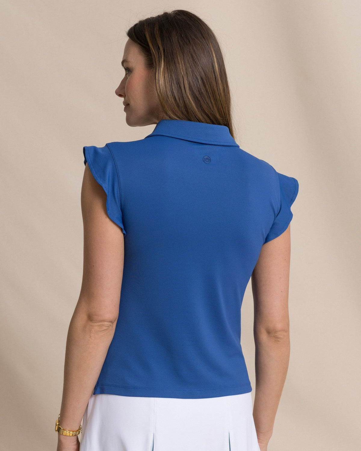 Dayna Ruffle Polo Tank | Southern Tide Deals