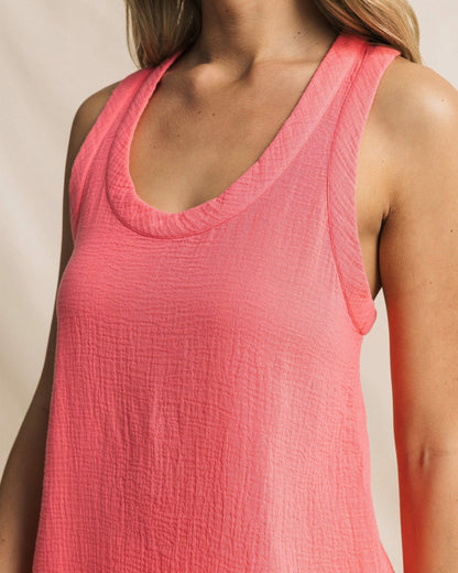 Leila Double Cloth Solid Tank | Southern Tide Recommended
