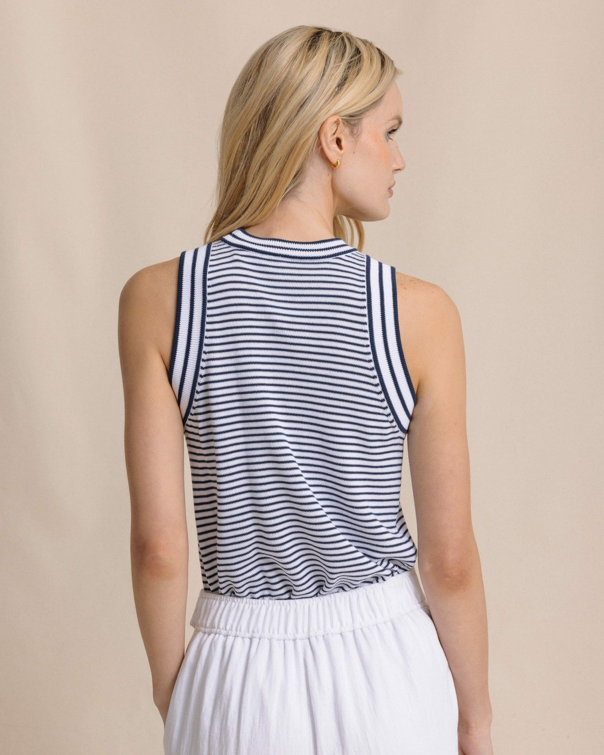 Dillon Stripe Sweater Tank | Southern Tide Quality