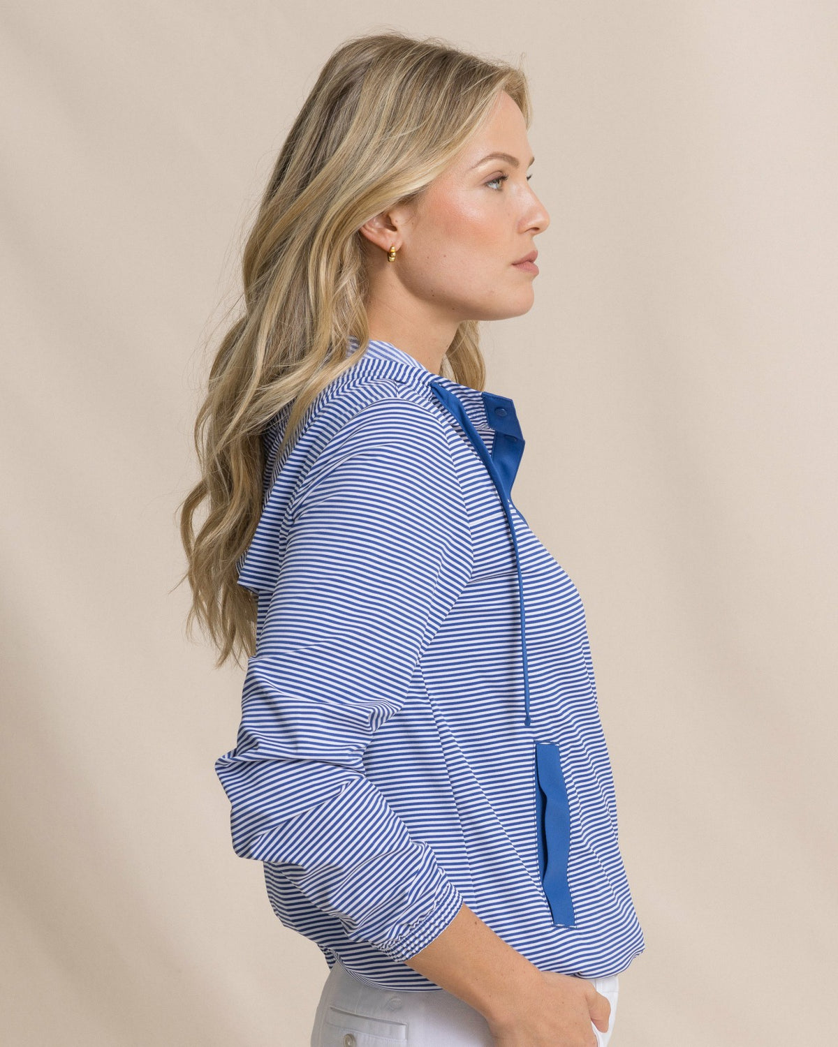 Calie Skip Stripe Popover | Southern Tide Classic