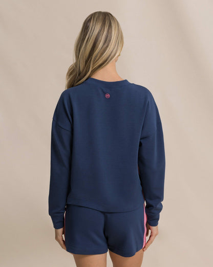 Sabina Sweatshirt with Side Stripe | Southern Tide Popular