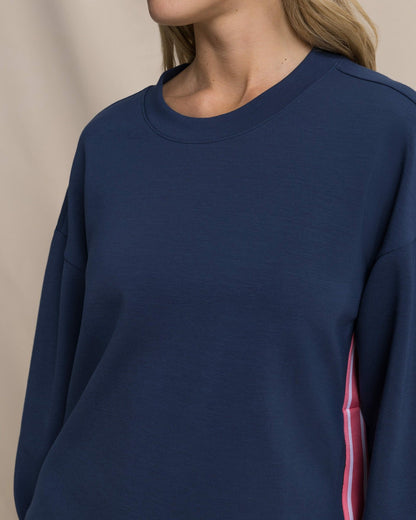 Sabina Sweatshirt with Side Stripe | Southern Tide Popular