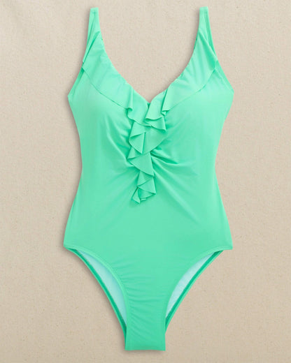 Solid Ruffle One-Piece Swimsuit | Southern Tide Best Price