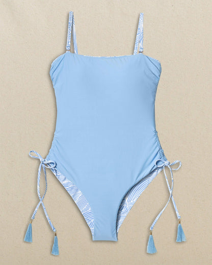 Reversible Bandeau One-Piece Swimsuit | Southern Tide Best Seller