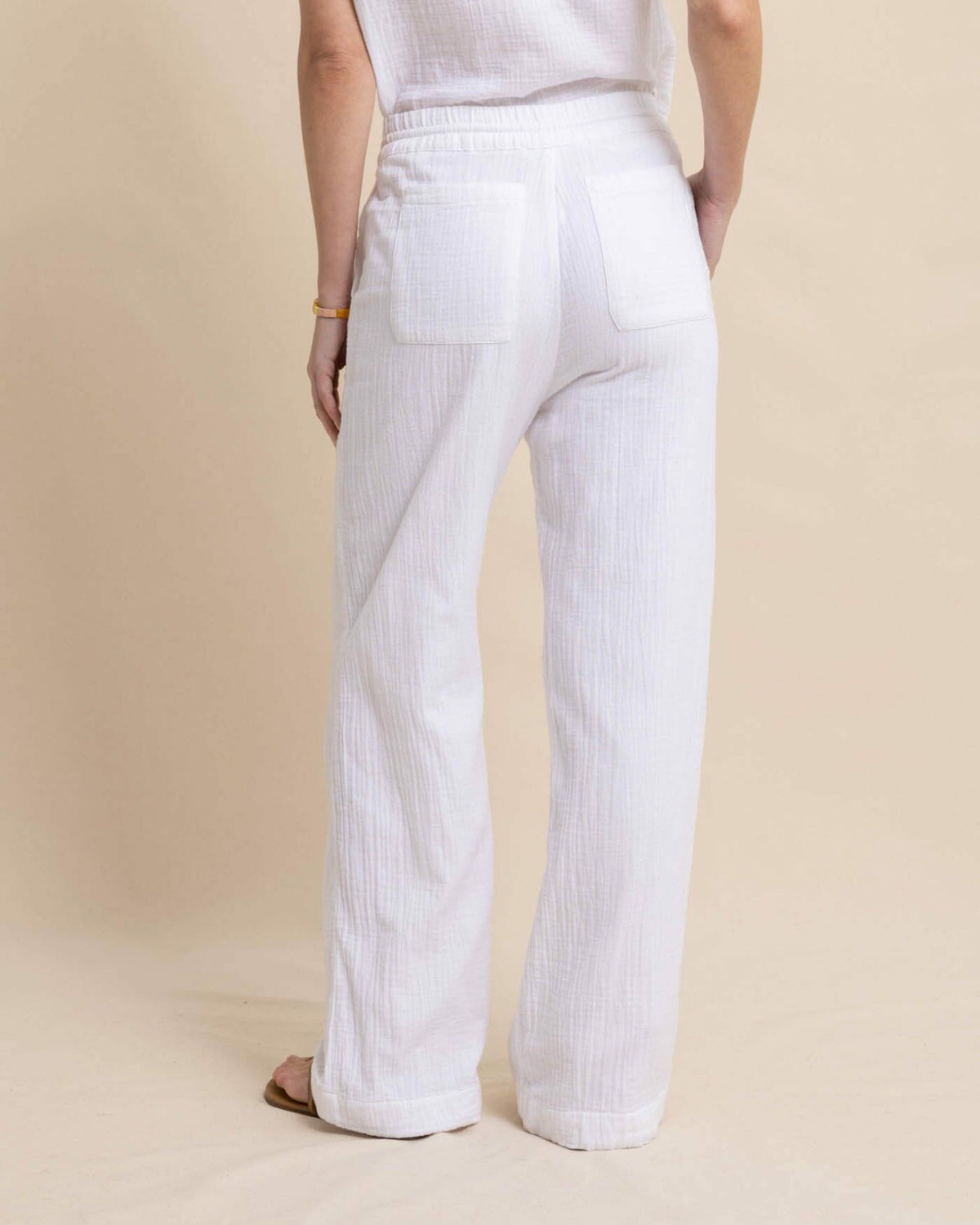 Laken Wide Leg Pant - Classic White | Southern Tide Customer Favorite