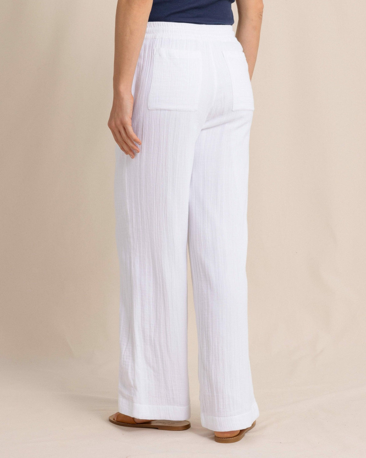 Laken Wide Leg Pant - Classic White | Southern Tide Customer Favorite