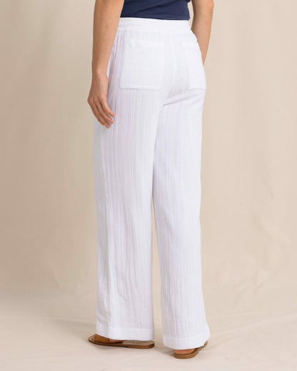 Laken Wide Leg Pant - Classic White | Southern Tide Customer Favorite