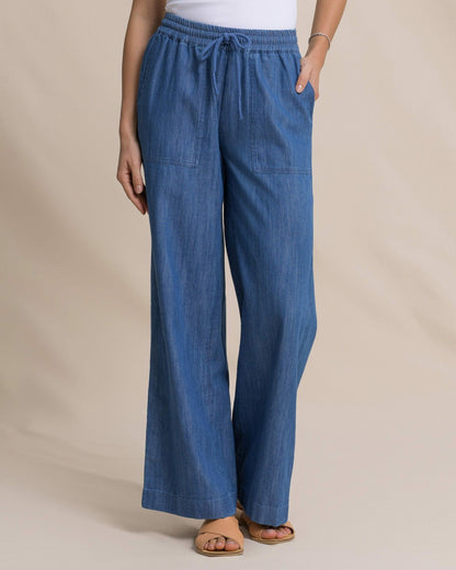 Laken Denim Wide Leg Pant | Southern Tide Popular