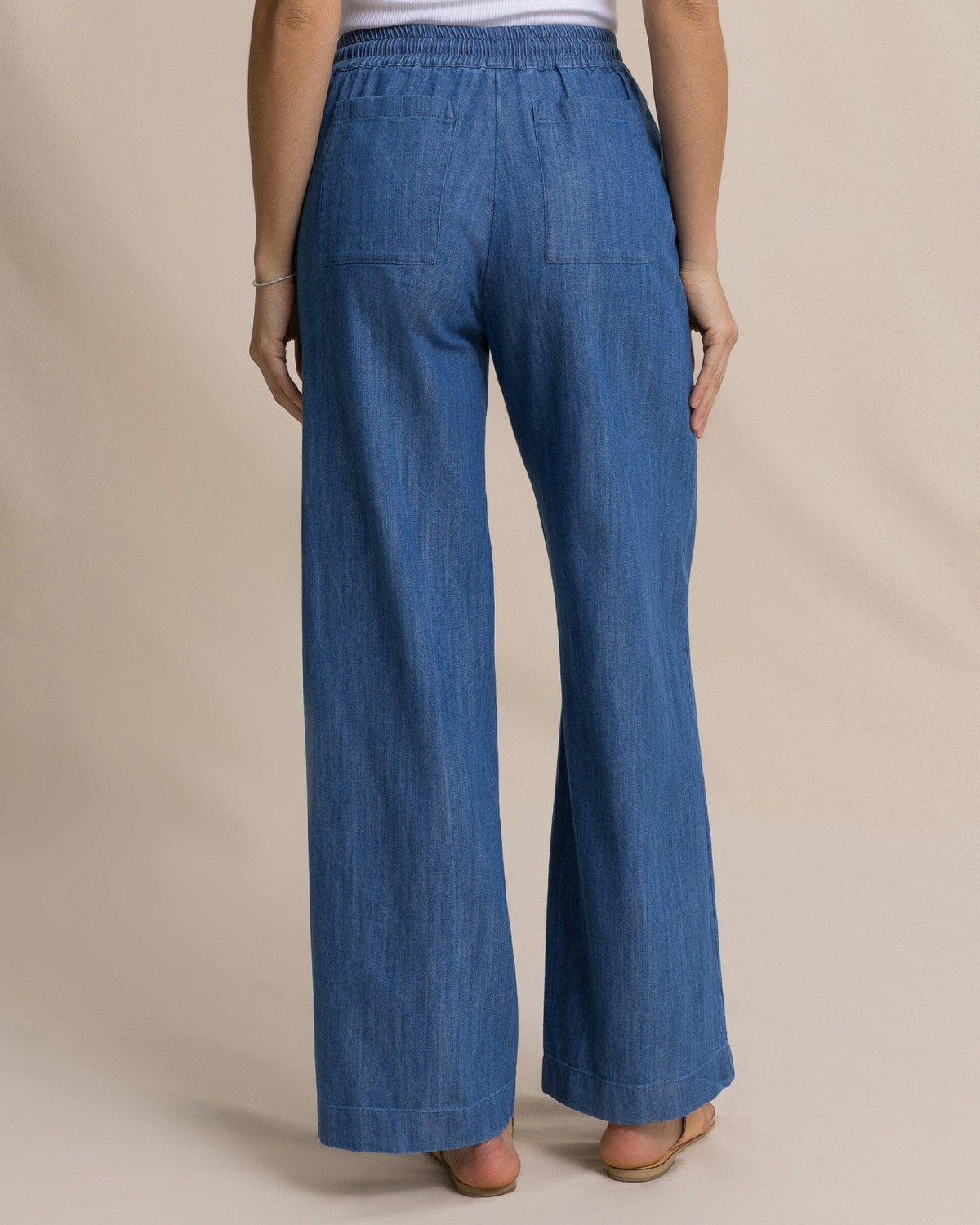 Laken Denim Wide Leg Pant | Southern Tide Popular