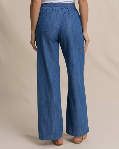 Laken Denim Wide Leg Pant | Southern Tide Popular
