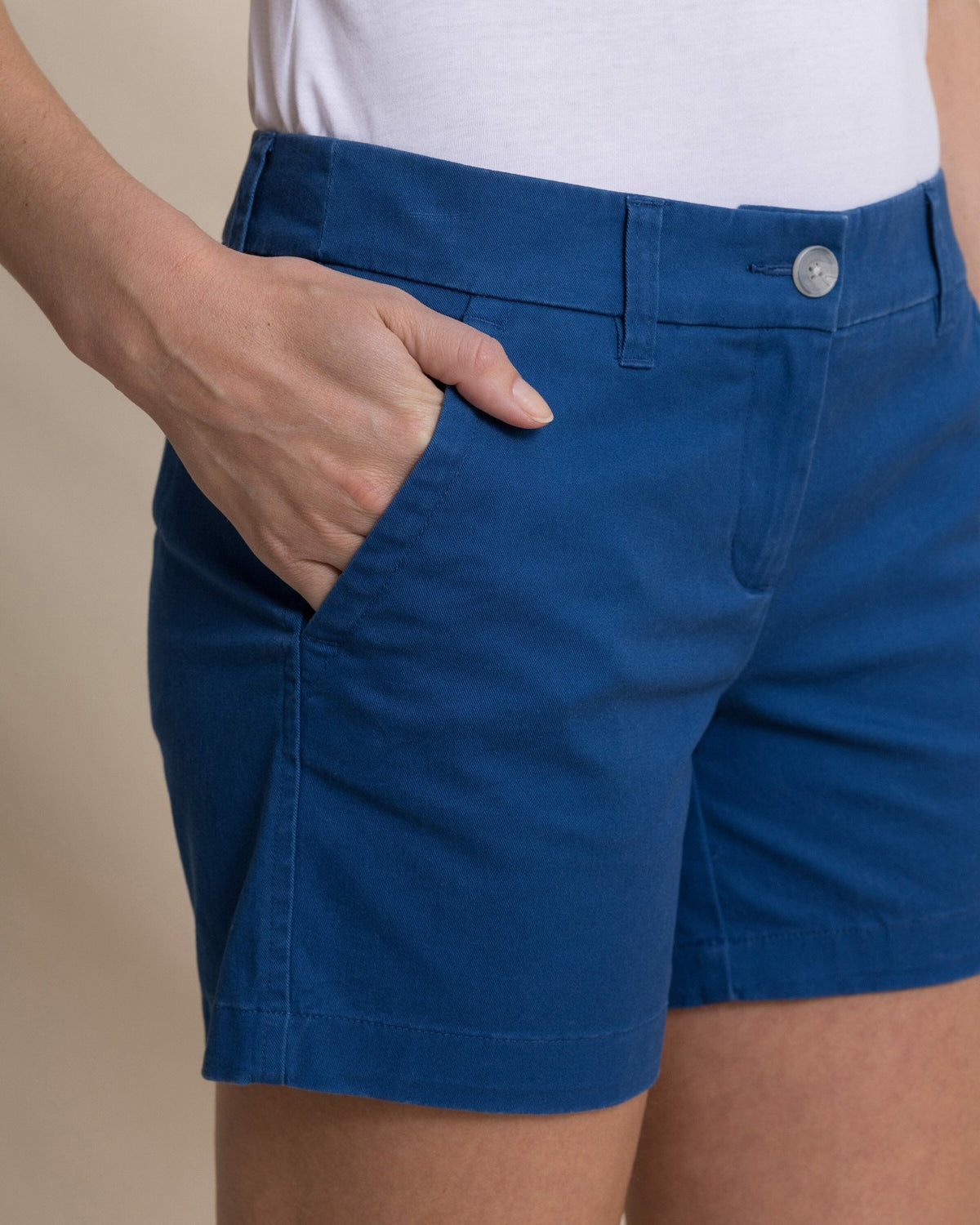 Caroline 5" Cotton Chino Shorts | Southern Tide Great Value