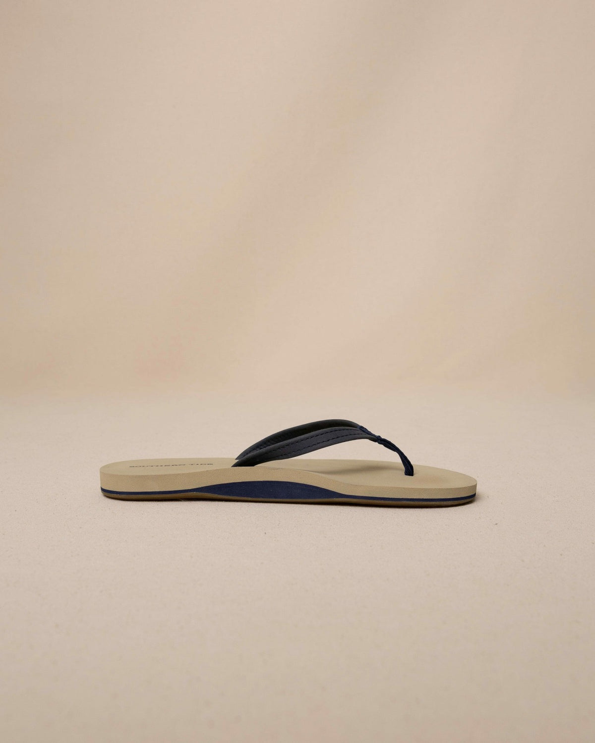 Navy Leather Flip Flops | Southern Tide Everyday