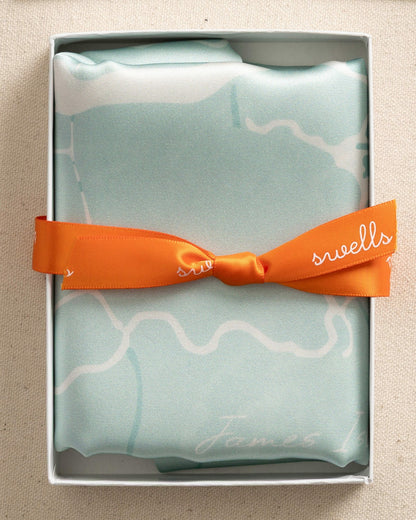 Southern Tide x Swells - Aerial Map Scarf | Southern Tide Classic