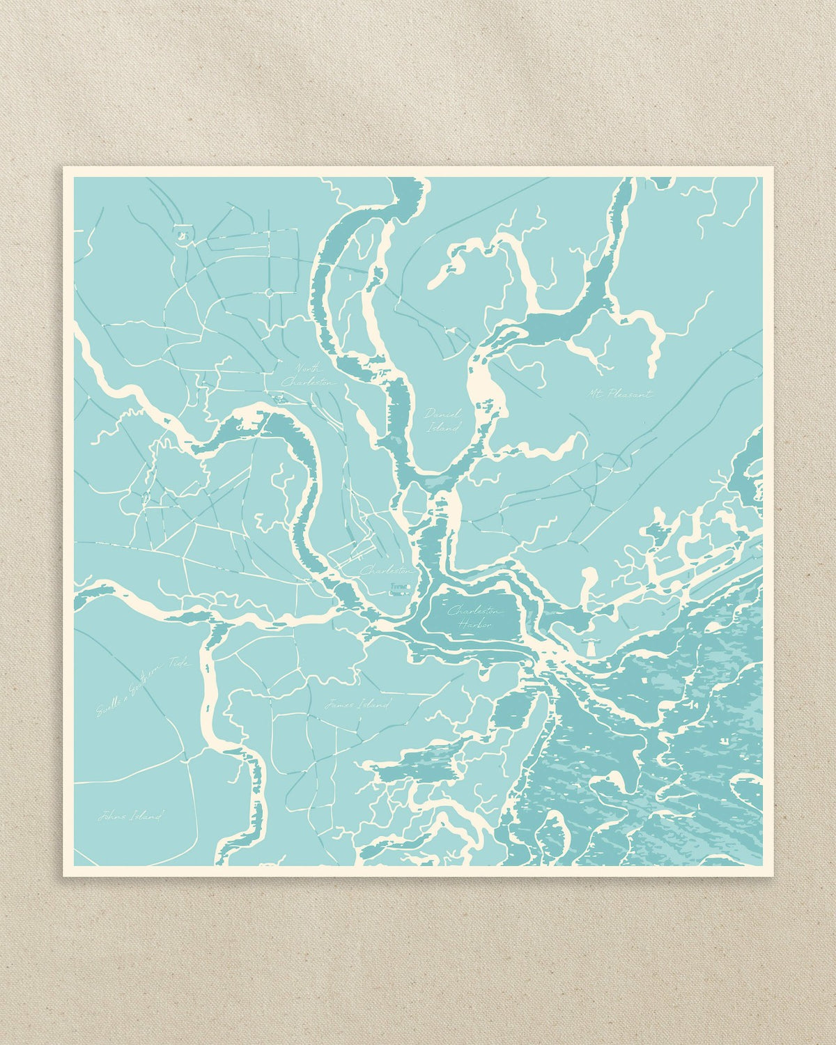 Southern Tide x Swells - Aerial Map Scarf | Southern Tide Classic
