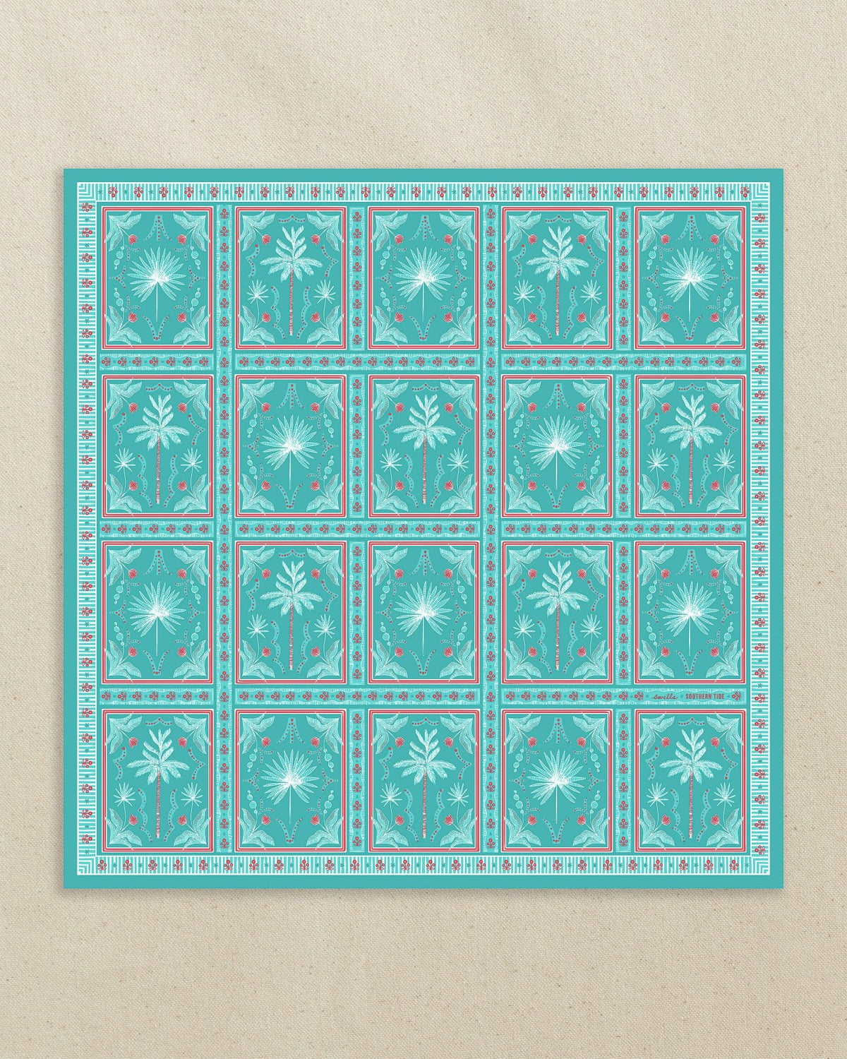 Southern Tide x Swells - Illustrated Palms Scarf | Southern Tide Sale
