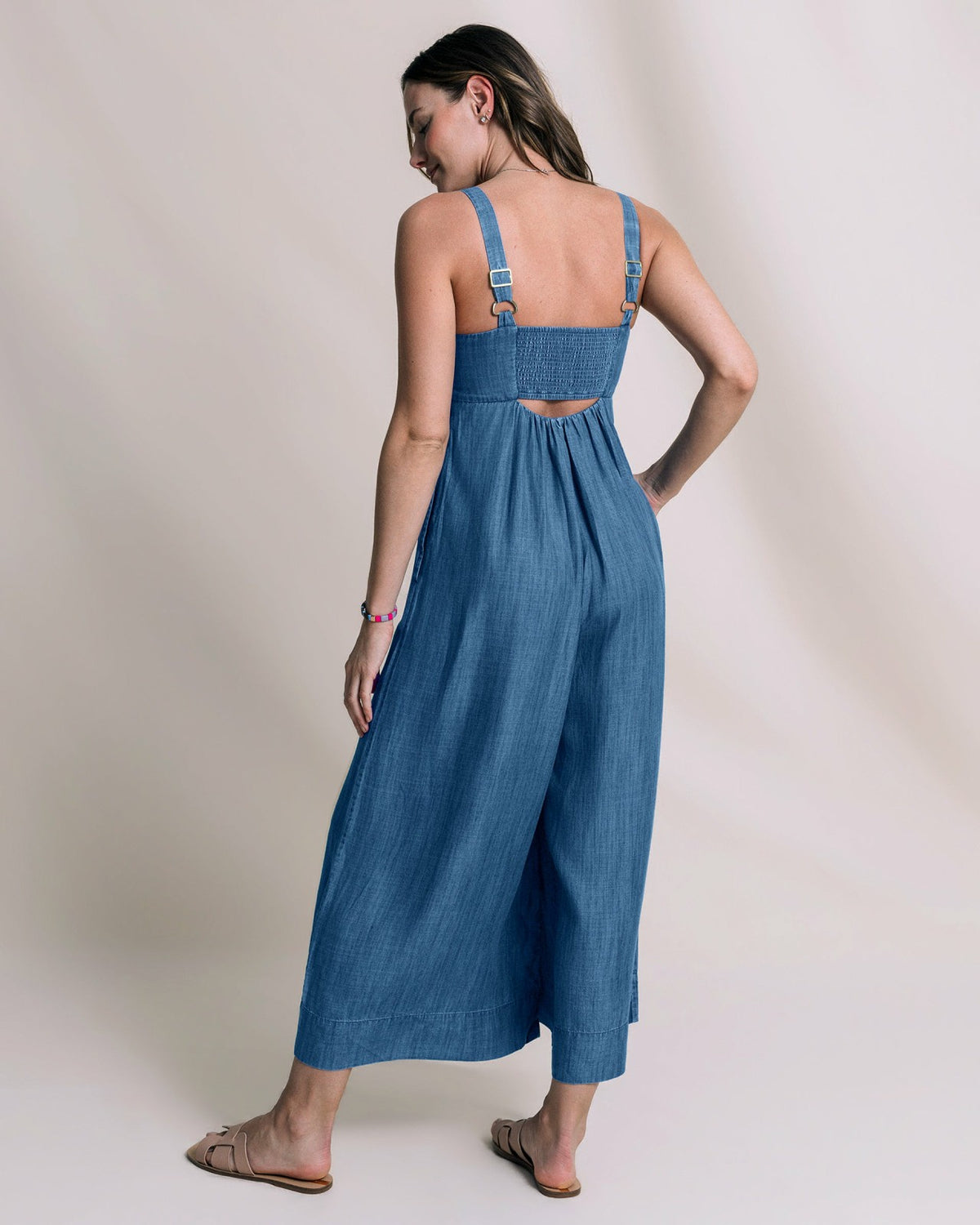 Nina Denim Jumpsuit | Southern Tide Essential