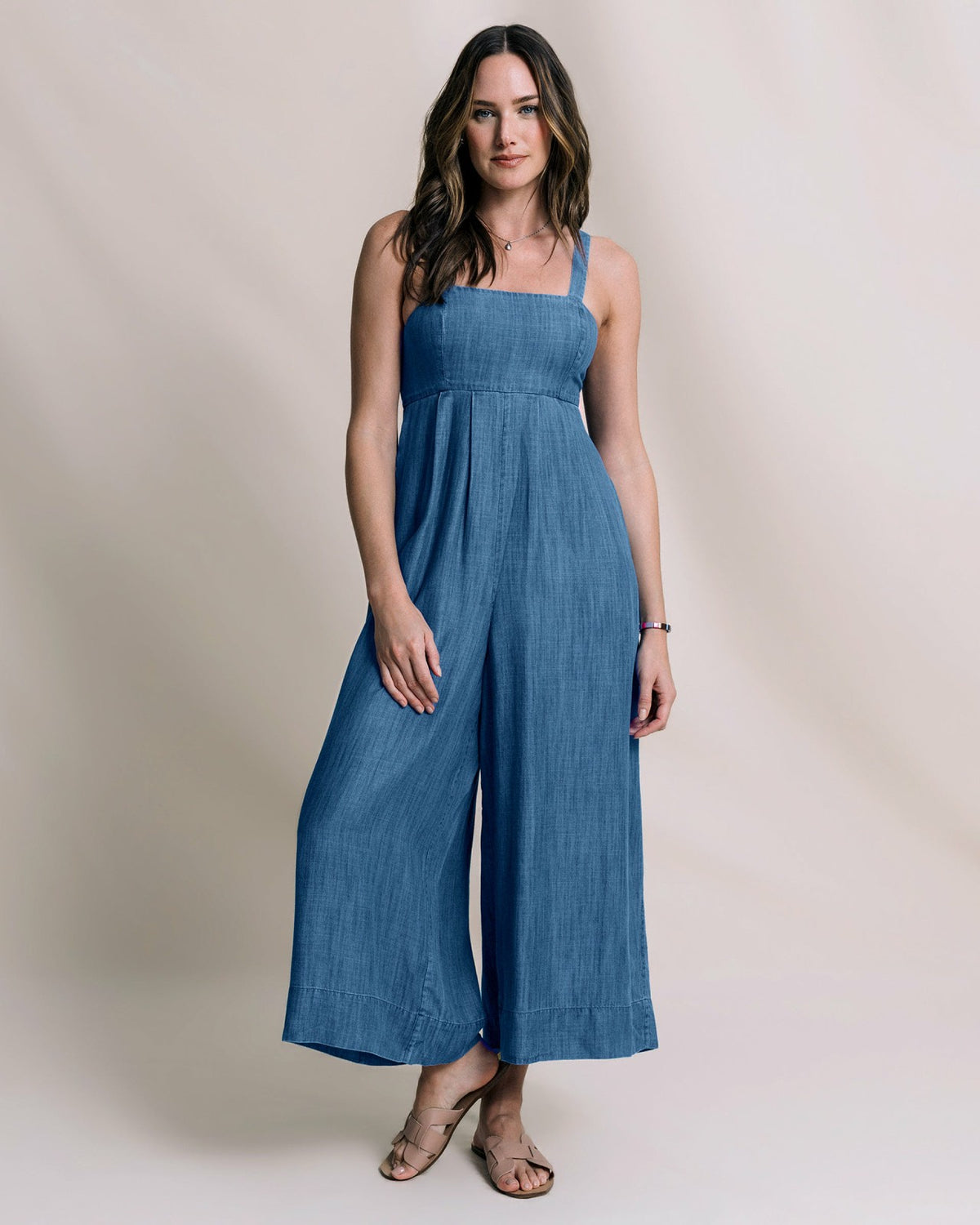 Nina Denim Jumpsuit | Southern Tide Essential
