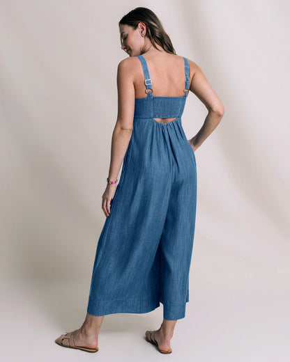 Nina Denim Jumpsuit | Southern Tide Essential