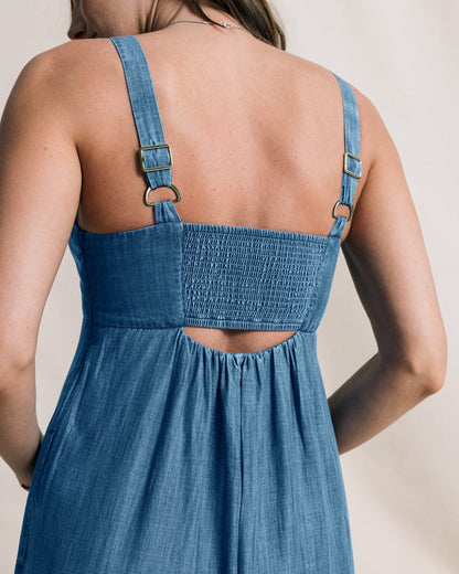 Nina Denim Jumpsuit | Southern Tide Essential