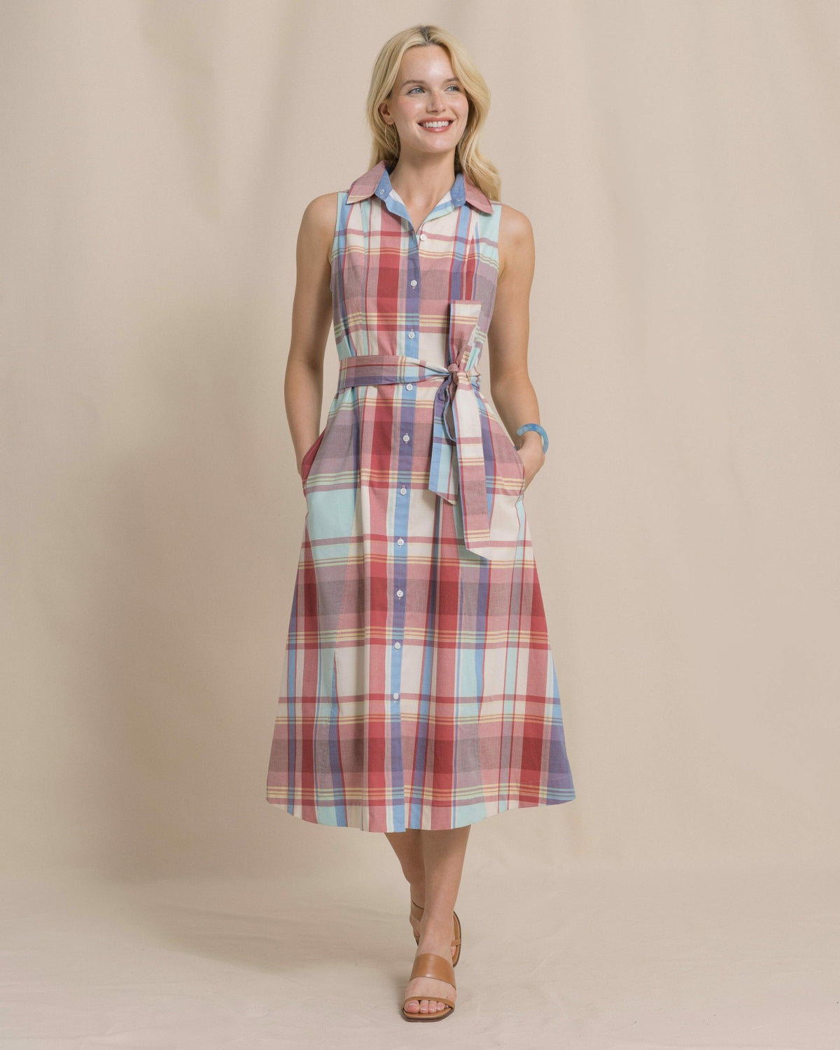 Whitley Madras Midi Dress | Southern Tide Customer Favorite