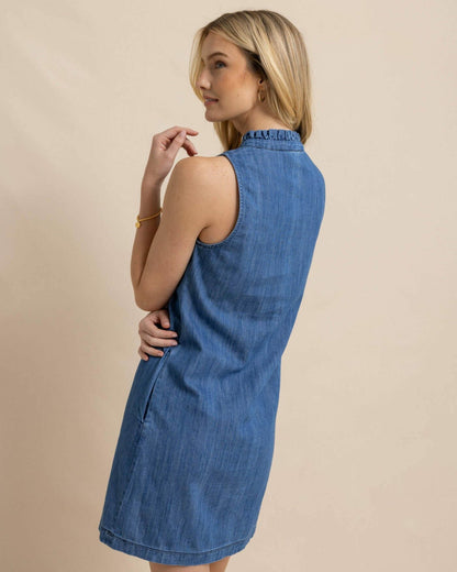 Adelyn Denim Dress | Southern Tide Everyday