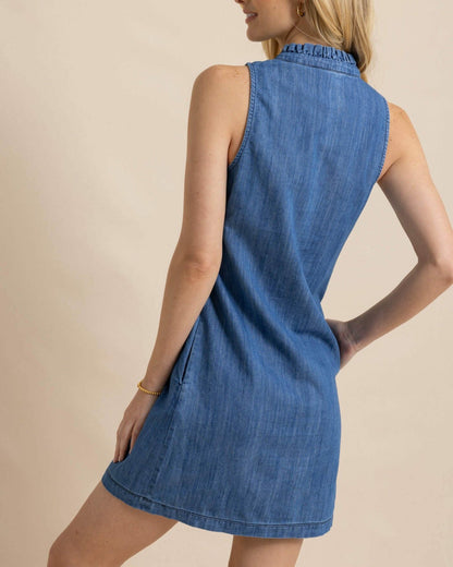 Adelyn Denim Dress | Southern Tide Everyday