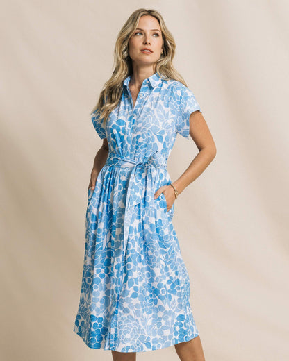Tinley Printed Belted Midi Shirtdress | Southern Tide Smart Buy